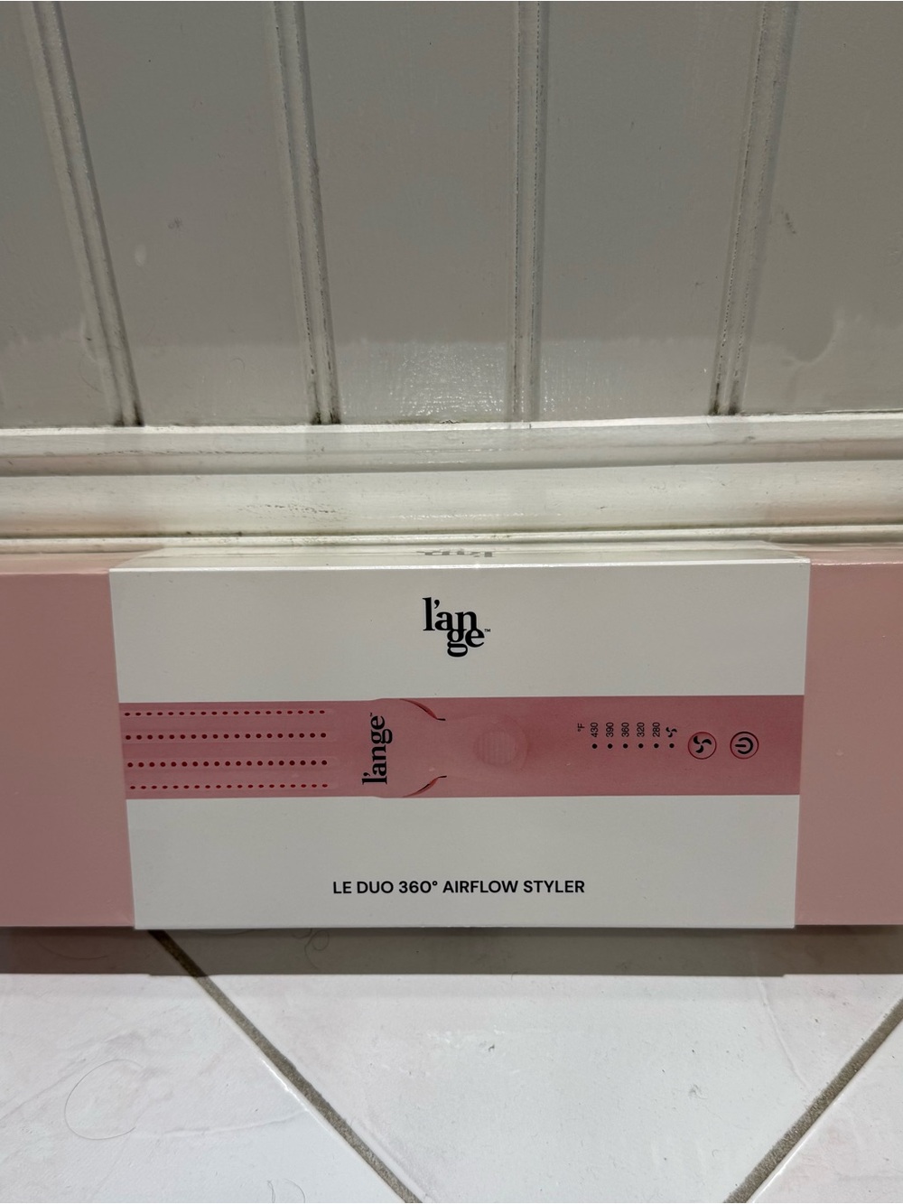 Lange Le Duo 360° Airflow Styler — Pink and White